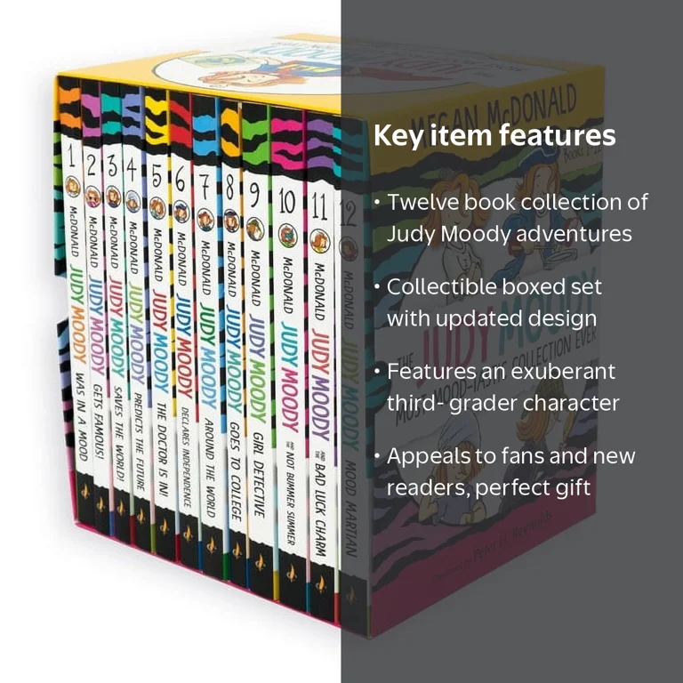 Megan McDonald, Book Set, 12 Book Collection, Judy Moody Series