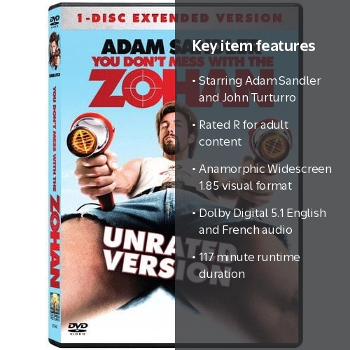 Sony Pictures Entertainment, You Don't Mess With the Zohan, comedy