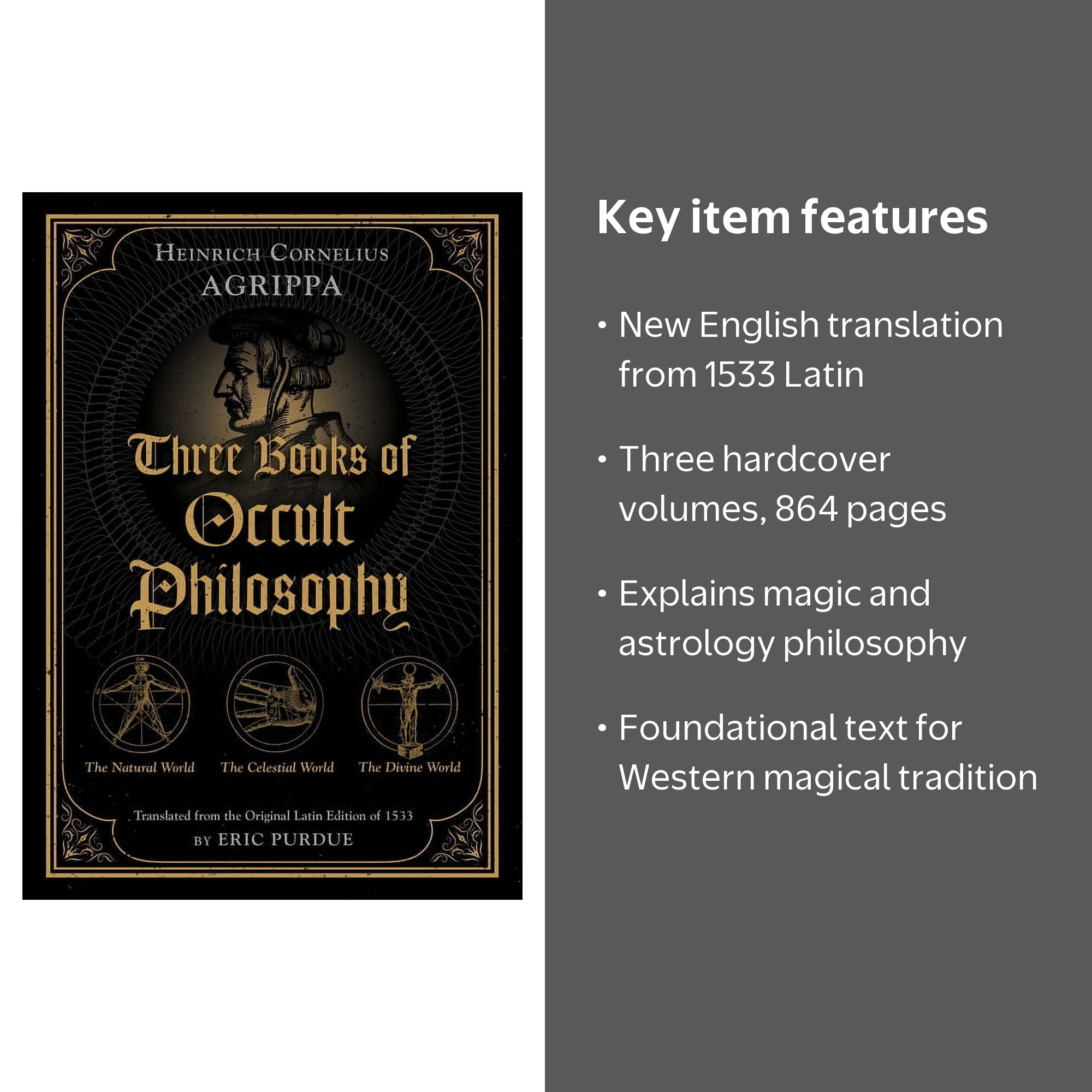 Three Books of Occult Philosophy, (Hardcover) - Walmart.com