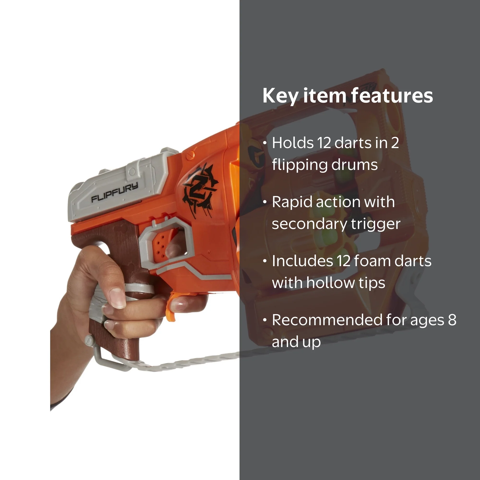 【専用】FLIP&DRAW I&Ⅱ セット FlipFury Nerf Zombie Strike Blaster for Indoor Fun - Walmart