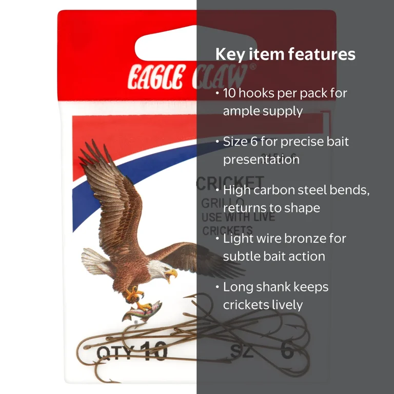 best size fishing hook for live crickets Shrimp Back with Float  Sea Rig Perch & Grouper  to keep the cricket alive for a long time What size hook does everyone