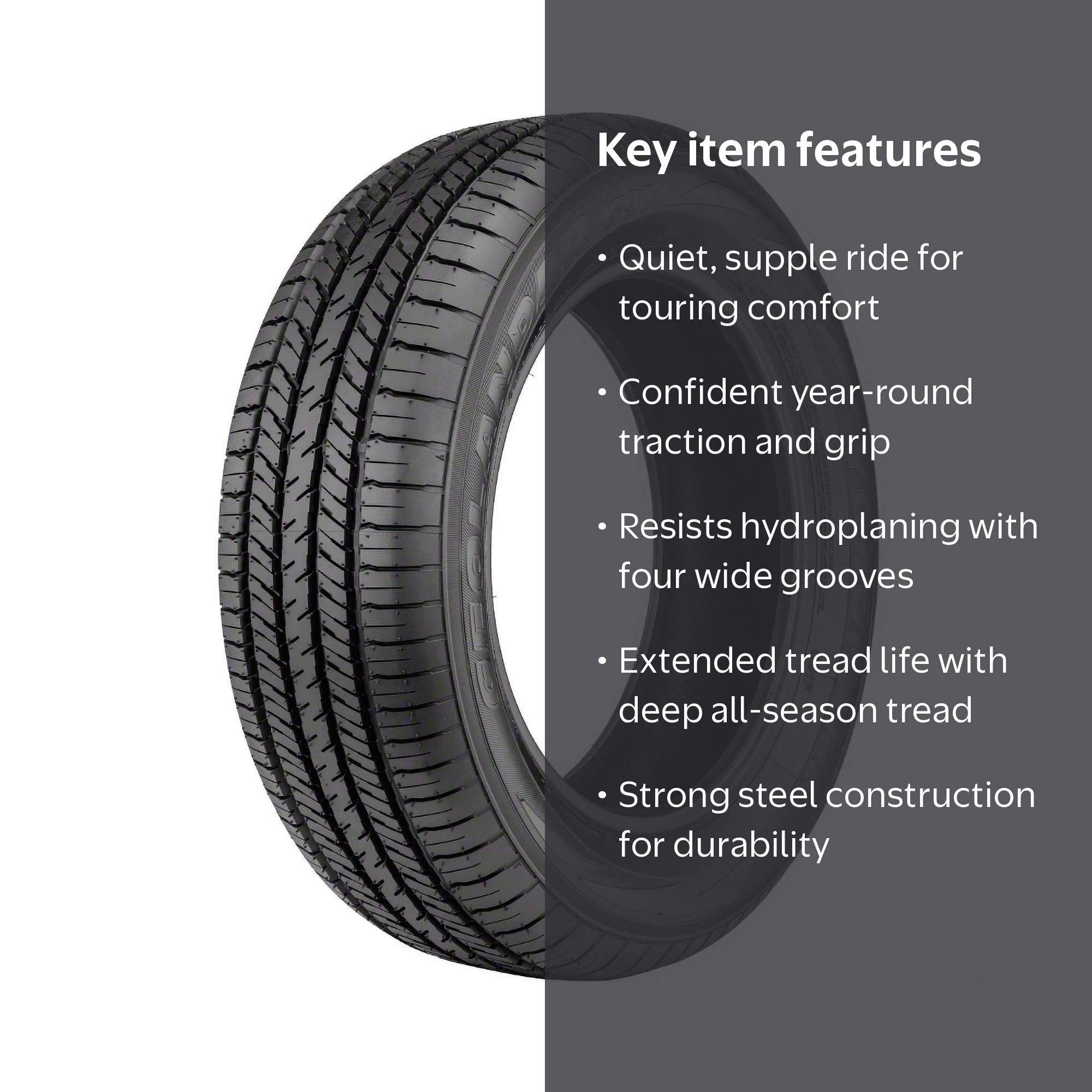 Yokohama Geolandar G91F P225/60R17 98H All-Season SUV/Crossover