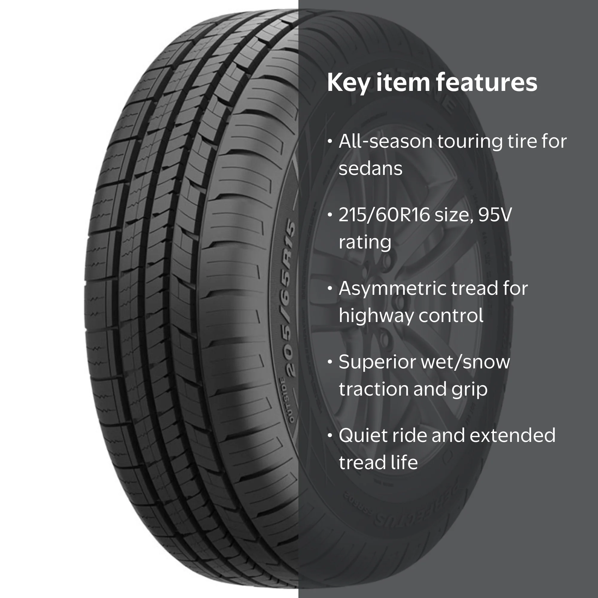 Fortune Perfectus FSR602 All Season 215/60R16 95V Passenger Tire