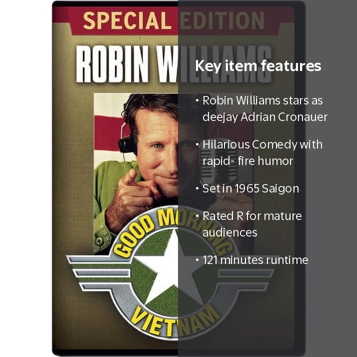 Mill Creek's Good Morning, Vietnam - Comedy War Movie (DVD