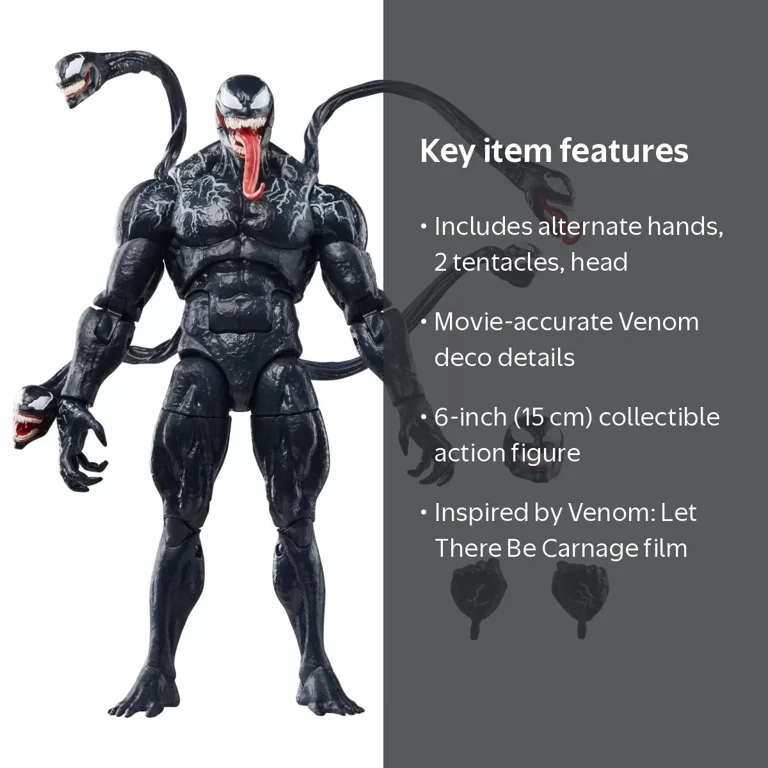 Marvel Legends Let There Be Carnage: Venom Action Figure - Walmart.com