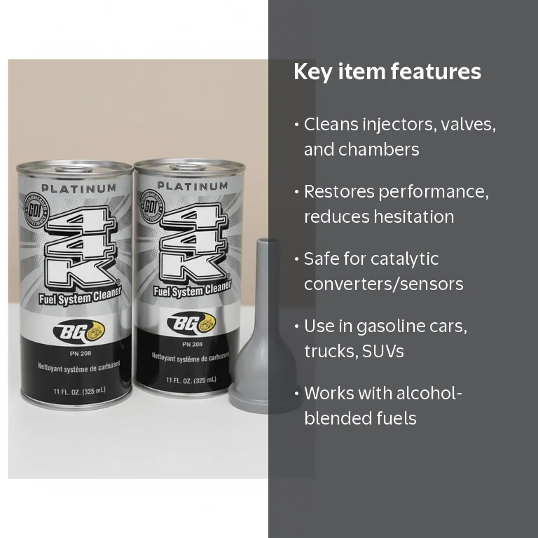 BG 44K Fuel System Cleaner Funnel- 2 Cans - Walmart.com