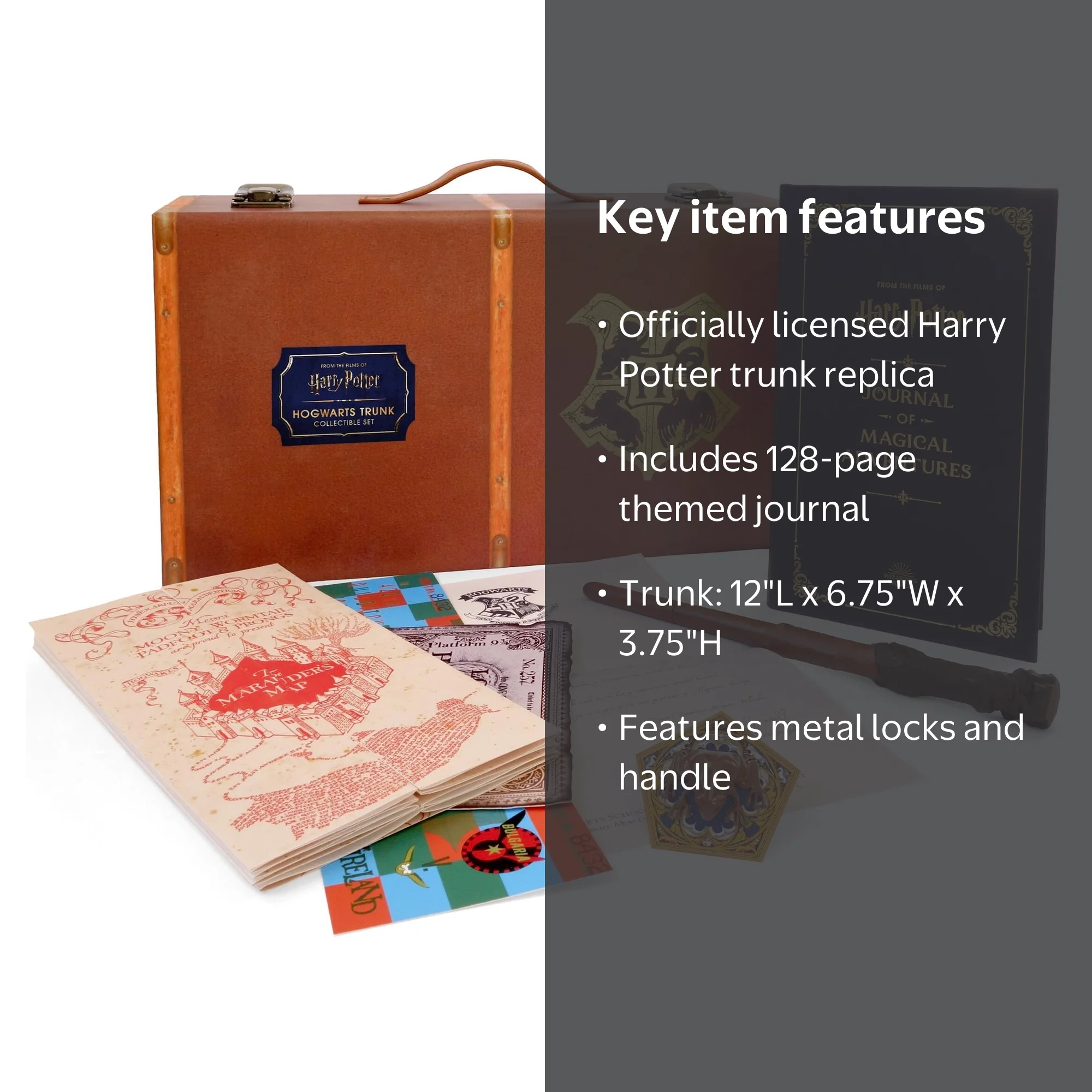 Harry Potter: Hogwarts Trunk Collectible Set (Kit) - Walmart.com