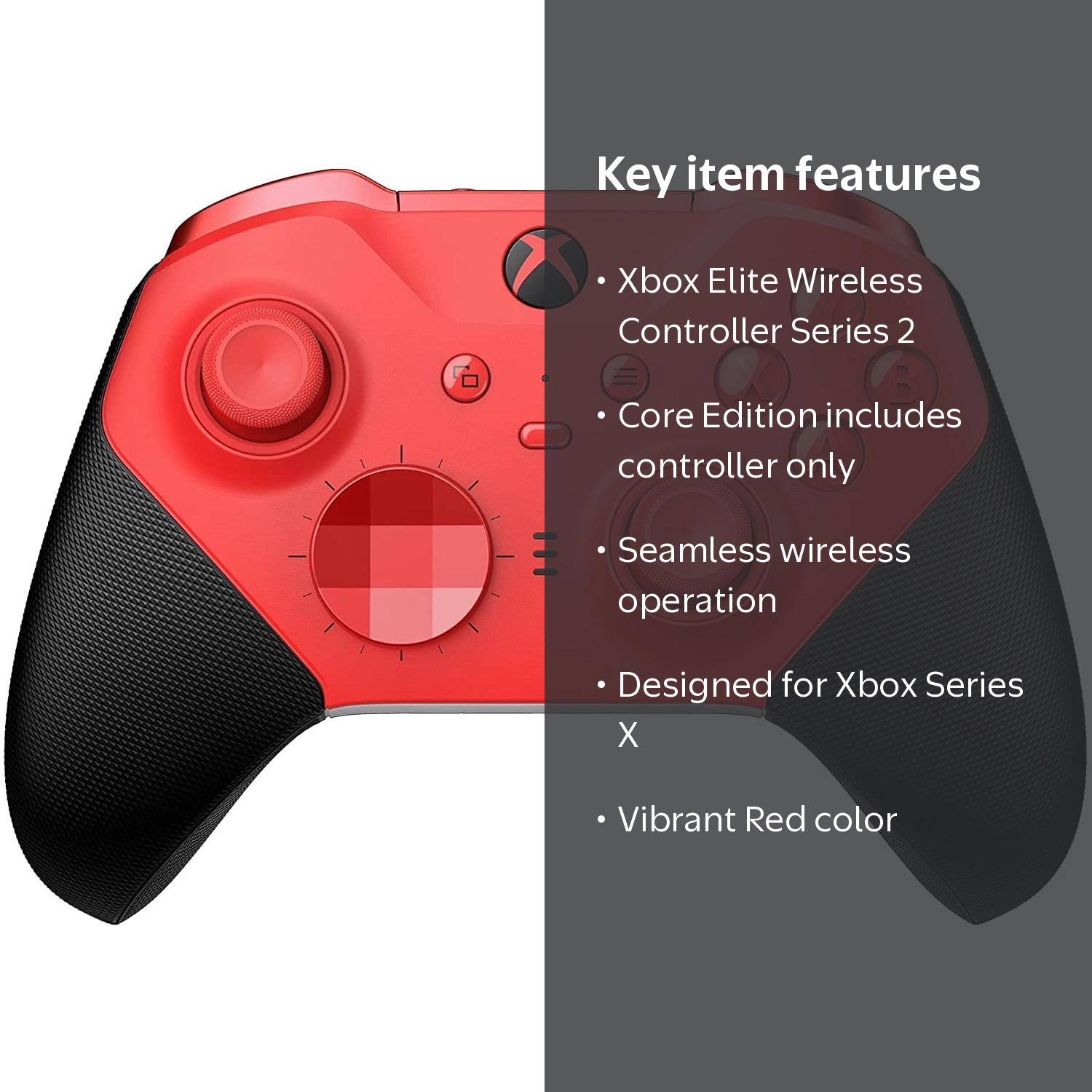 Xbox Elite Wireless Controller Series 2 – Core Edition (Red) Red