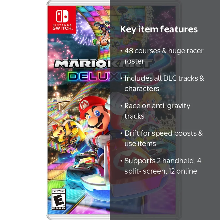 Mario Kart 8 Deluxe Video Game for Nintendo Switch System EU