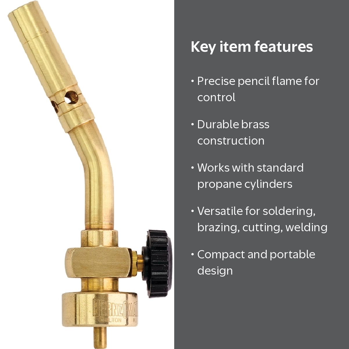 Bernzomatic Soldering Torch UL2317 - Pencil Flame Torch Head
