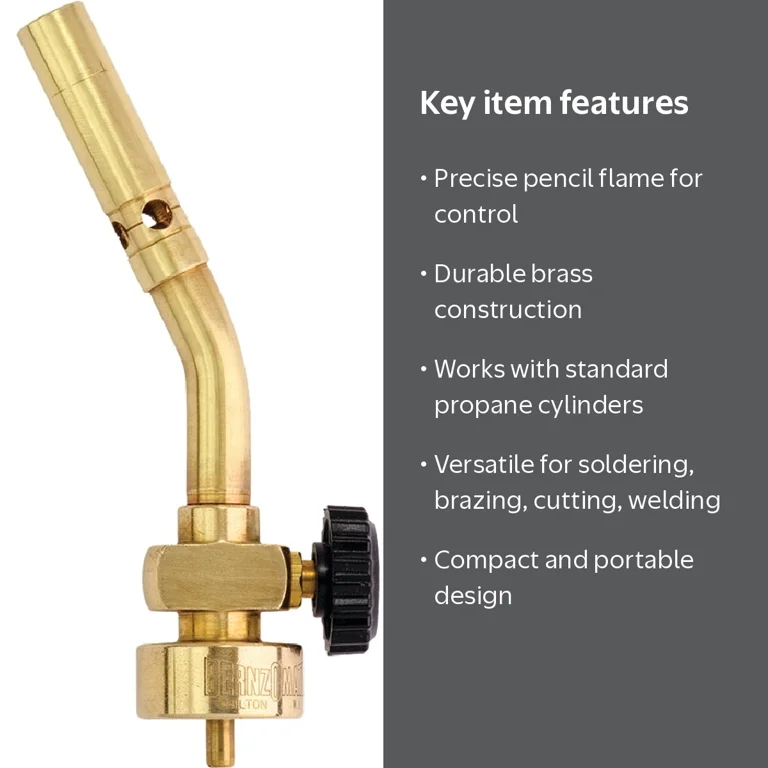 Bernzomatic Soldering Torch UL2317 - Pencil Flame Torch Head