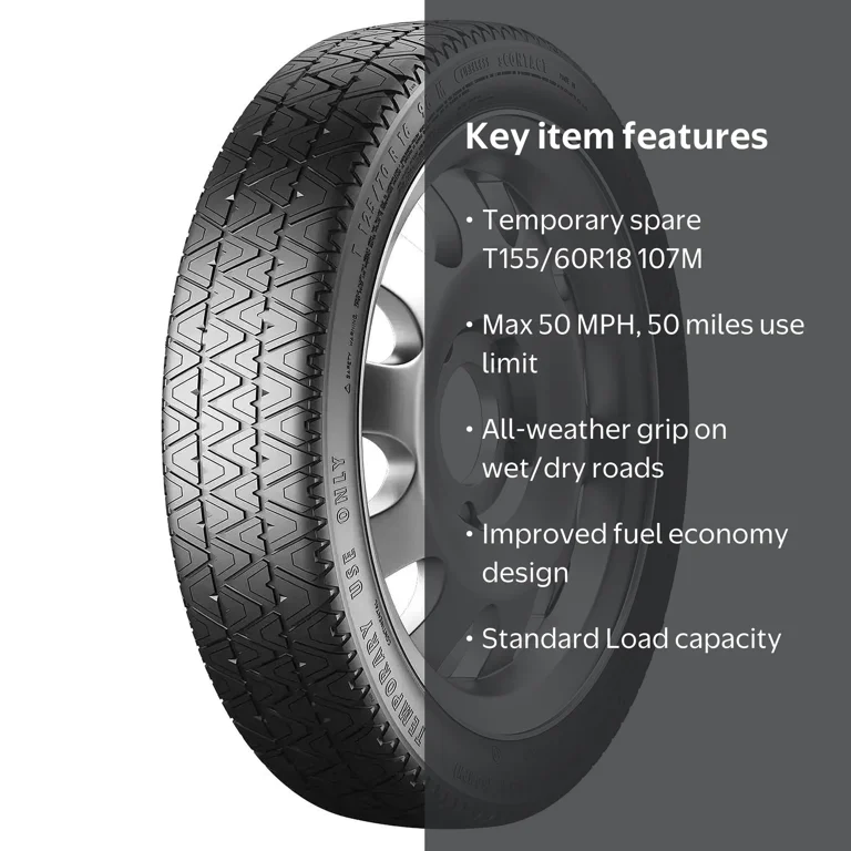 Continental sContact T155/60R18 107M Temp Spare Tire - Walmart.com