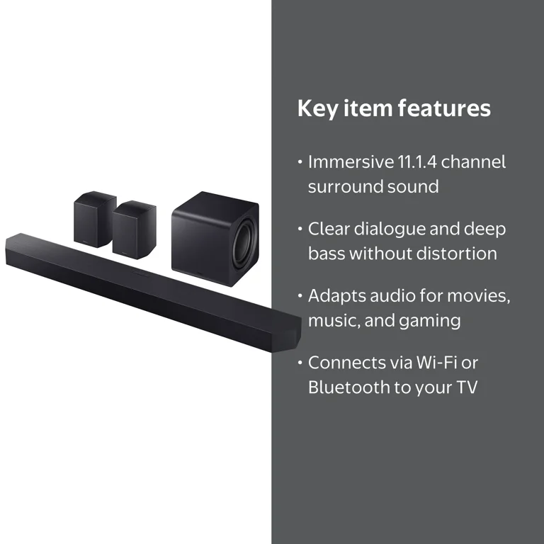 Samsung HW-Q990F 11.1.4 Channel Sound System with Surround