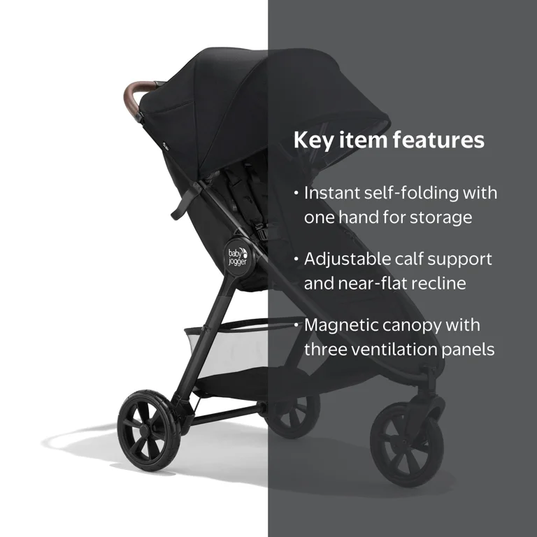 city mini backpack stroller Baby Jogger Tour 2 Carry-On Approved Travel Stroller, Ultra-Compact Baby Stroller, Lightweight, Easy Fold, Baby Travel Essential, Pitch Black : Baby first crossover from the inventor of the jogging stroller Baby Jogger City Mini Zip