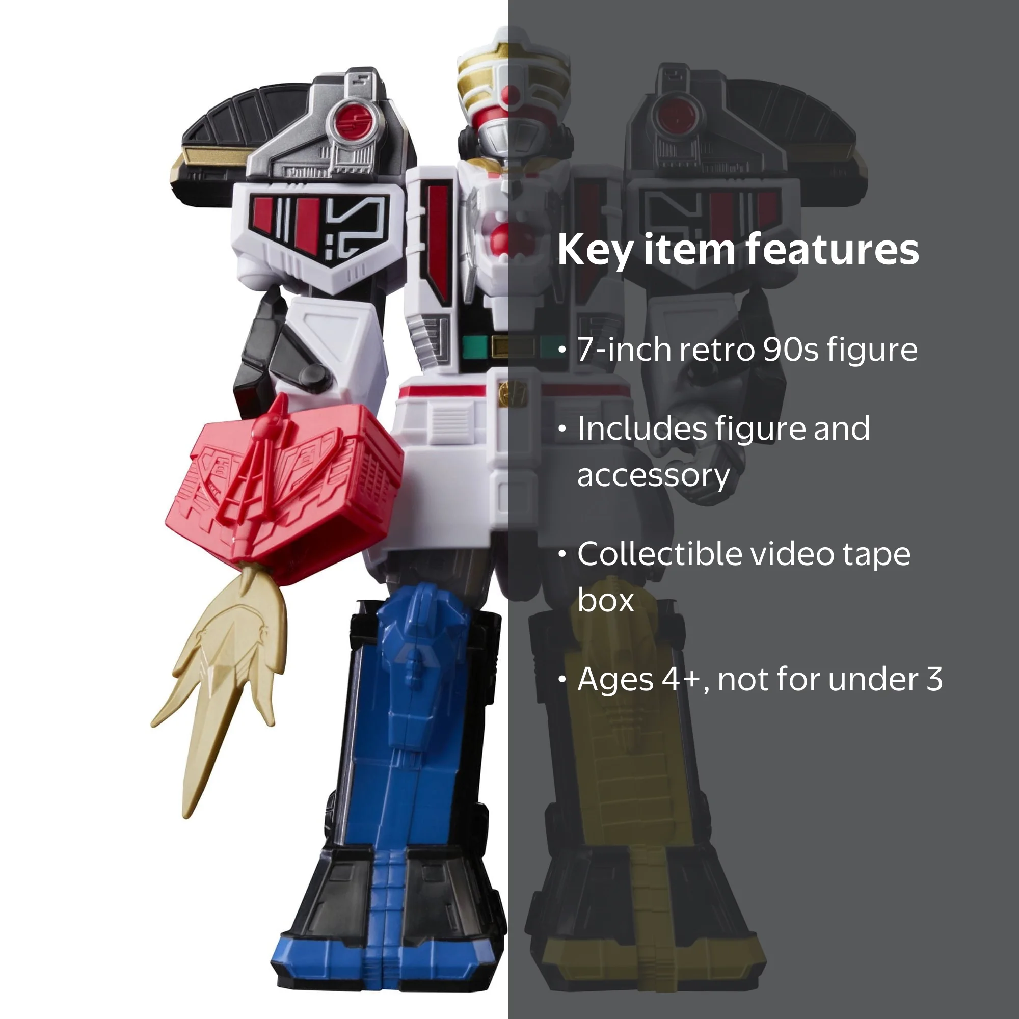 Hasbro Power Rangers Legacy - Mighty Morphin Mega Tigerzord Toy, 7