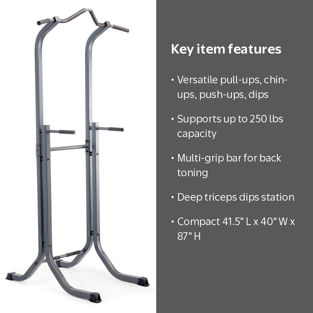 Marcy Power Tower Multi-Functional Home Gym Pull Up Dip Station