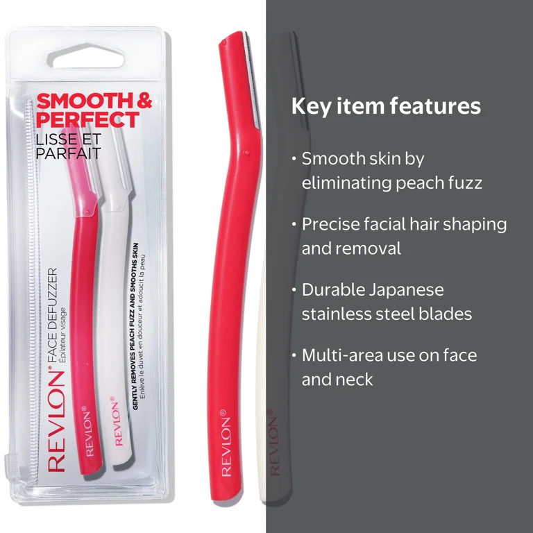 Revlon, Face Defuzzer, 2 count, High Precision Hair Removal Tool