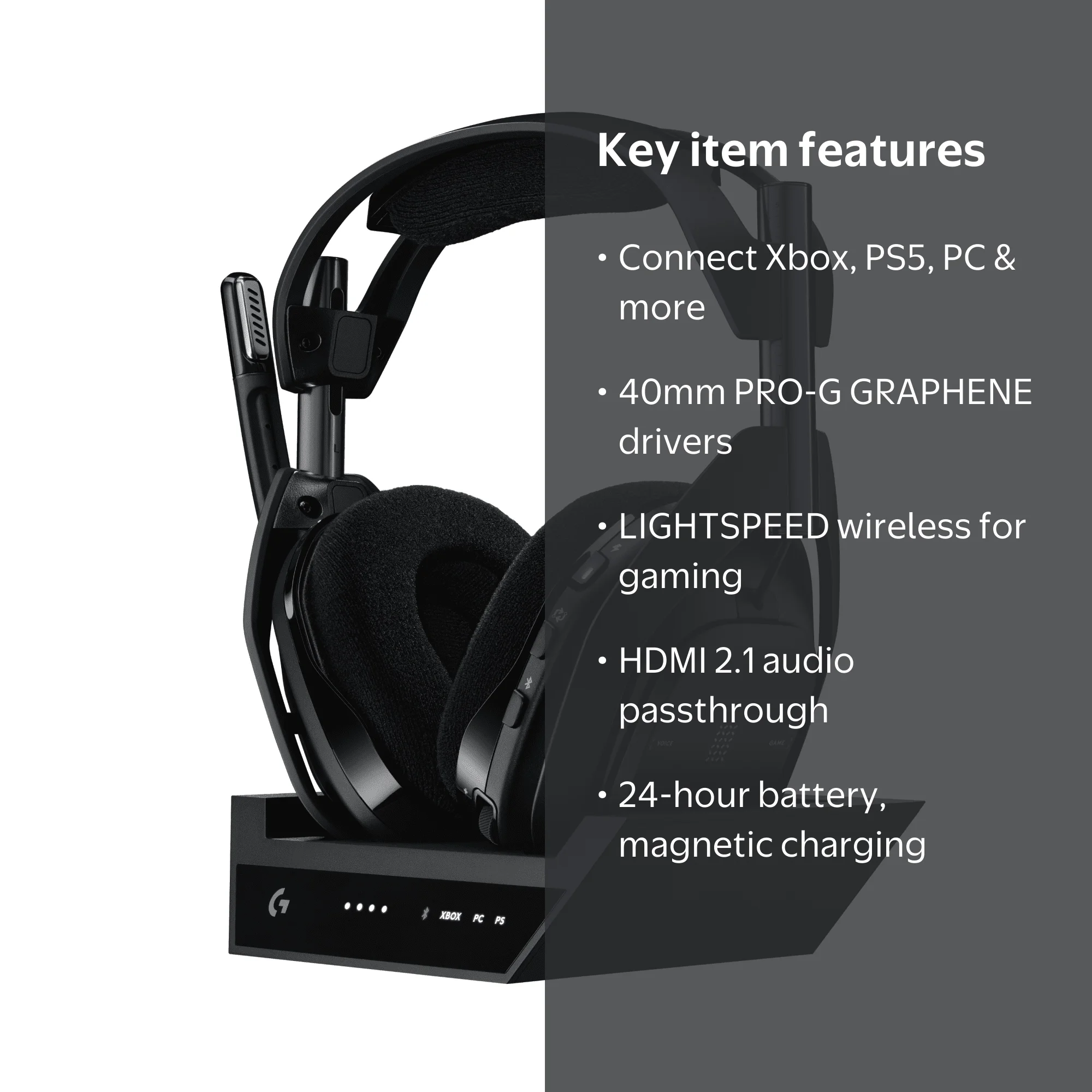 Logitech Astro A50 X LIGHTSPEED Wireless Gaming Headset Base