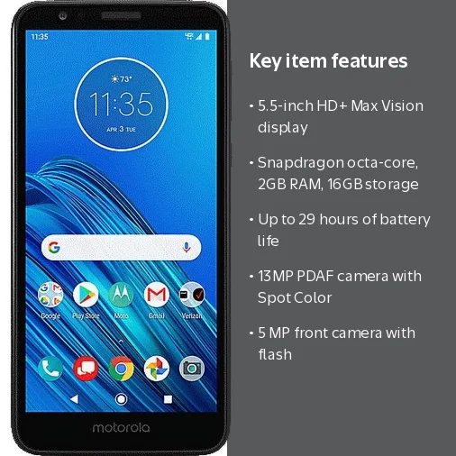 Pre-Owned Motorola MOTXT20051 Moto E6 5.5