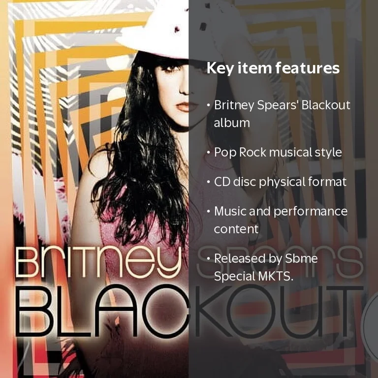 Britney Spears - Blackout - Music & Performance - CD - Walmart.com