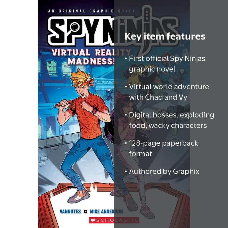 Spy Ninjas Official Graphic Novel: Virtual Reality Madness