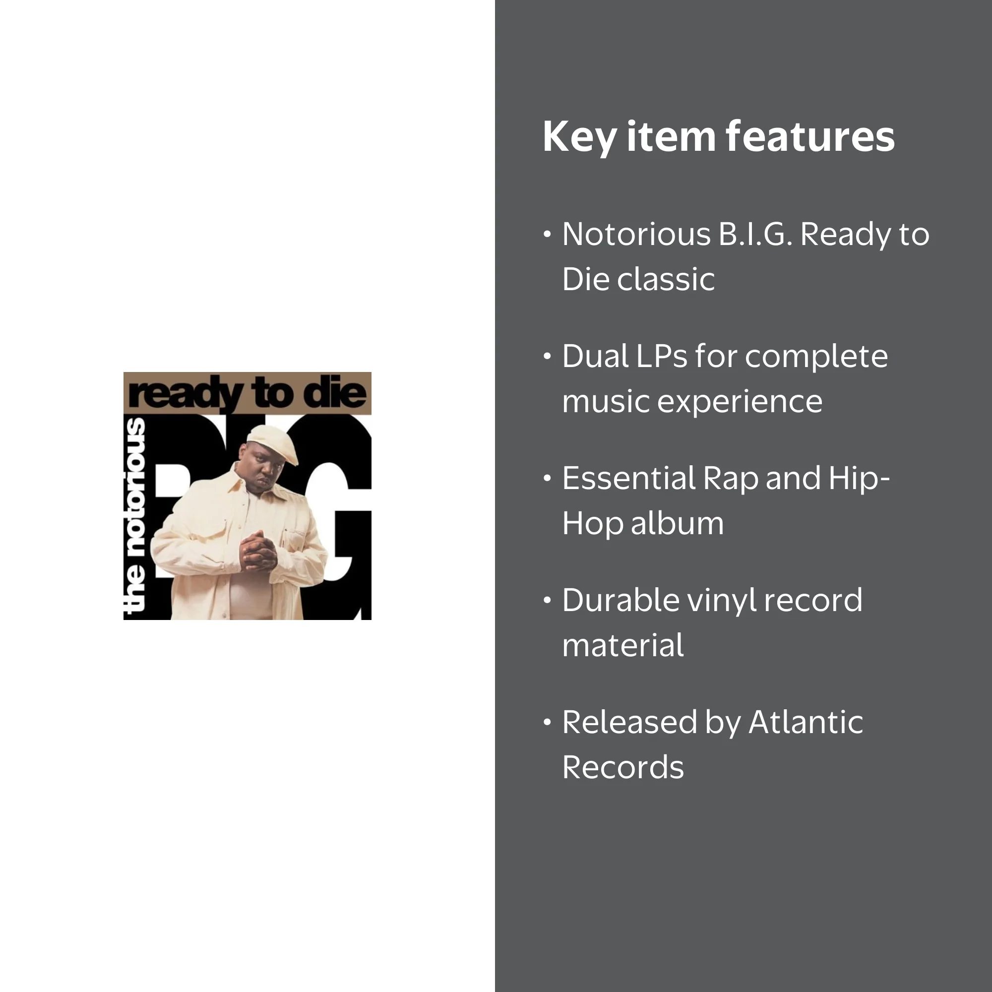 The Notorious B.I.G. - Ready to Die - Music & Performance - Vinyl