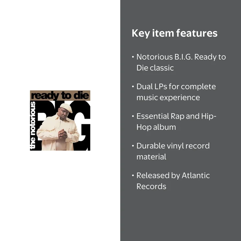 Atlantic, Vinyl Record, The Notorious B.I.G. Ready to Die, Double