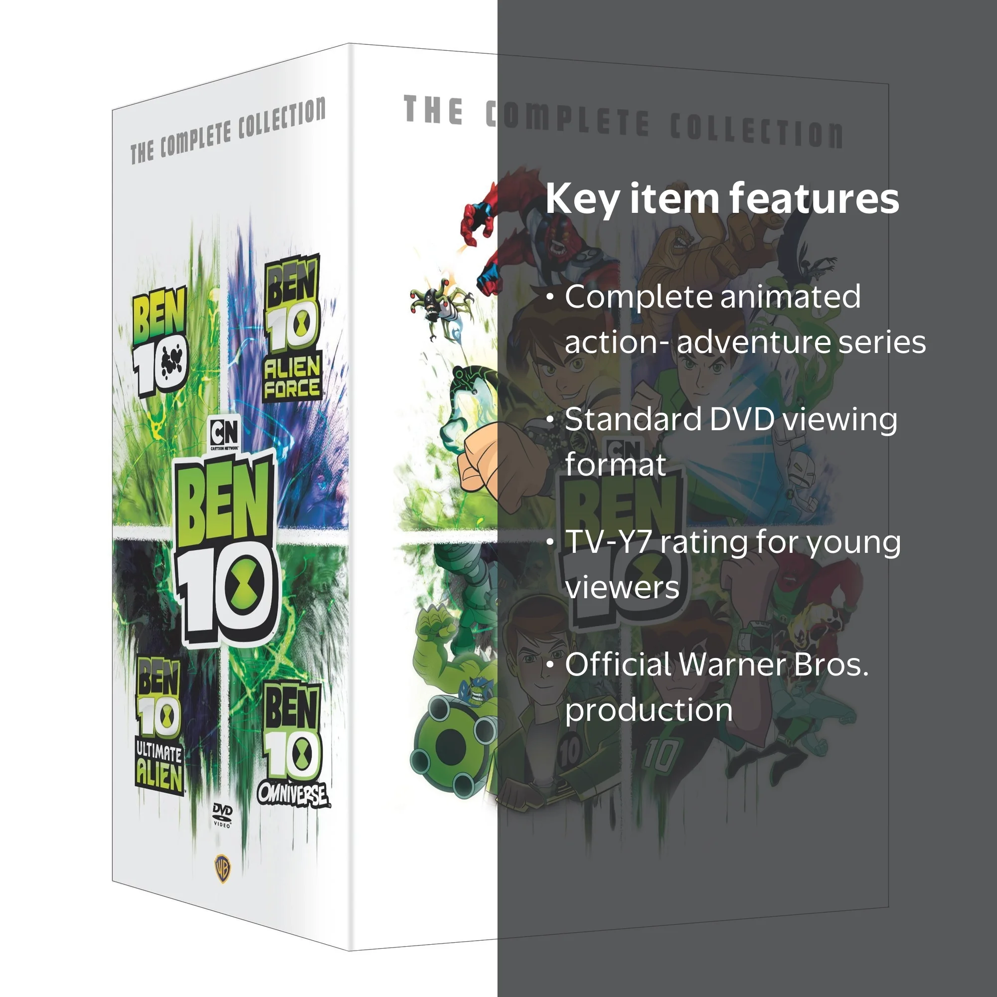 GRAND PRIX 総集編BOXセット (10枚組) [DVD] Ben 10: The Complete Collection (DVD), Family, Warner Bros