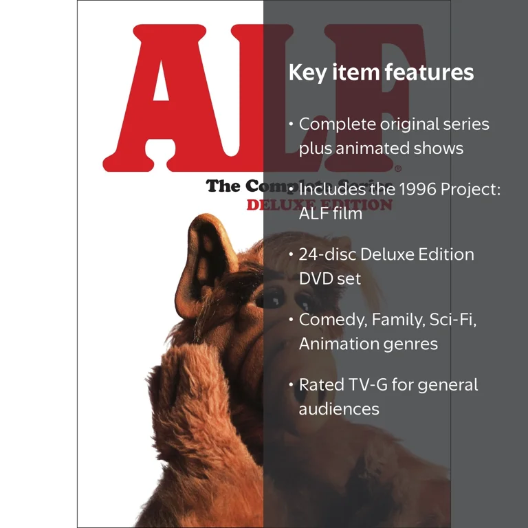 ALF: The Complete Series (Deluxe Edition) (DVD) - Walmart.com