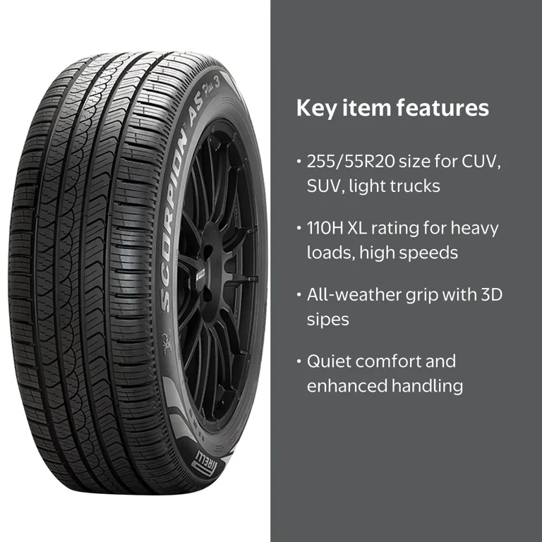 Pirelli Scorpion All Season Plus 3 All Season 255/55R20 110H XL