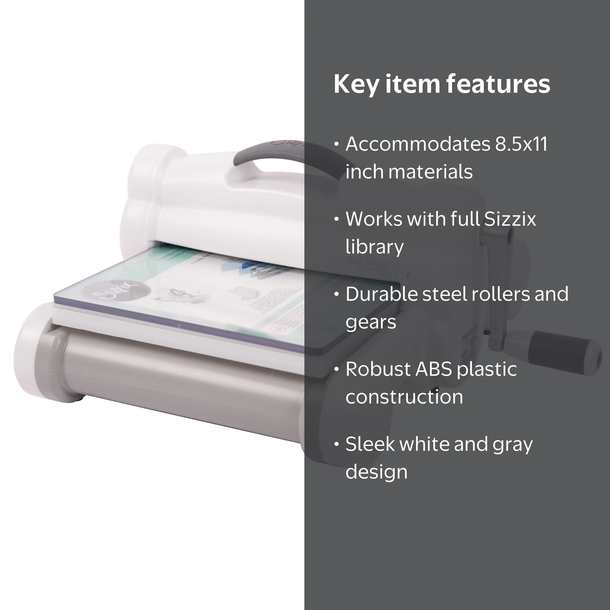 Sizzix, Big Shot Plus Manual Die-Cut Machine, 9 inch, for Crafts