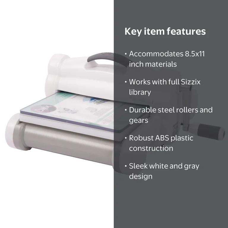 Sizzix, Big Shot Plus Manual Die-Cut Machine, 9 inch, for Crafts