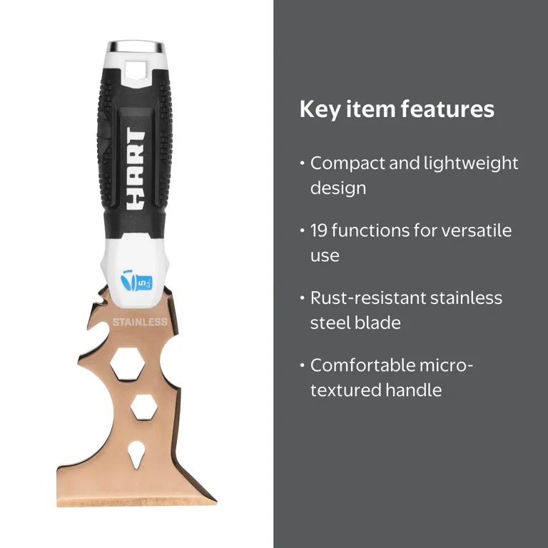 HART 19-1 Multi-Tool, Golden Stainless-Steel - Walmart.com