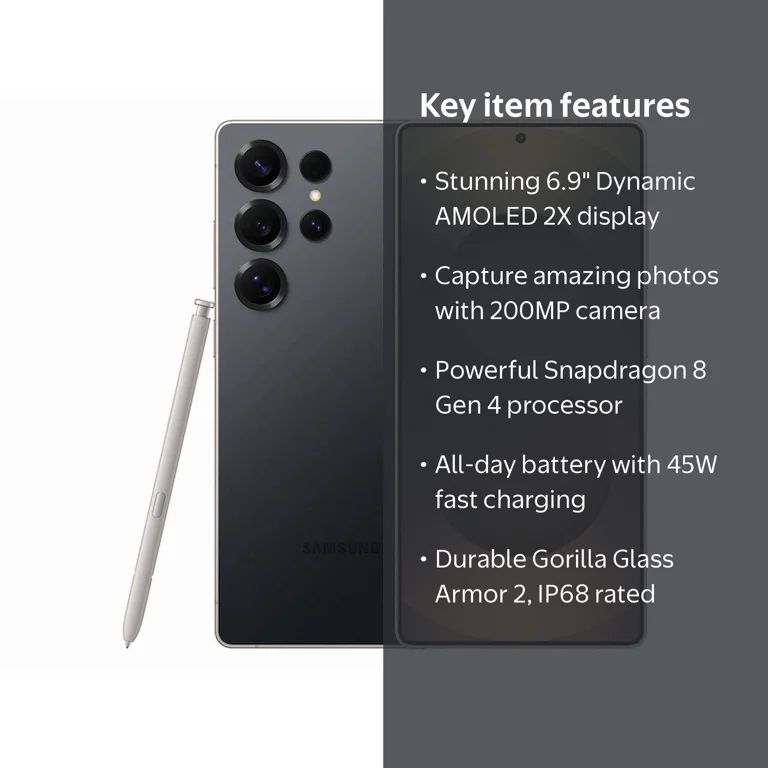 Restored Samsung Galaxy S25 Ultra SM-S938U Unlocked 512GB Titanium