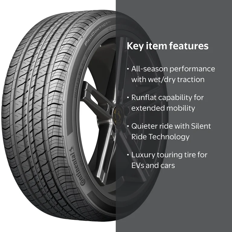 Continental, Passenger Tire, All Season, 235/40R18, 91W - Walmart.com