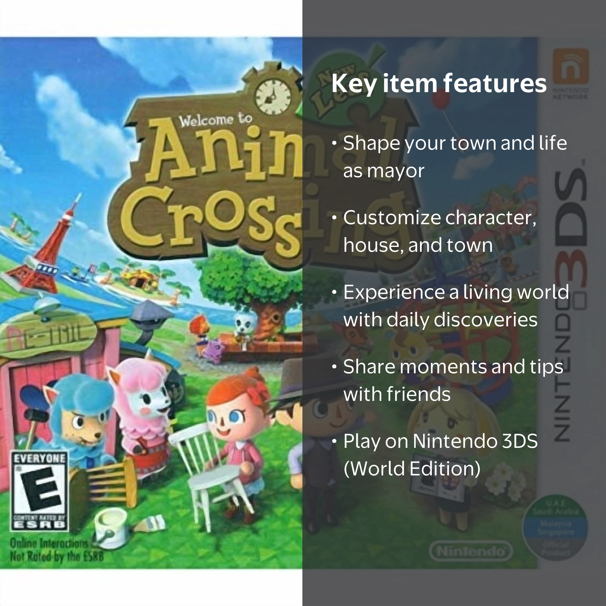 Nintendo, Animal Crossing New Leaf, World Edition, Nintendo 3DS