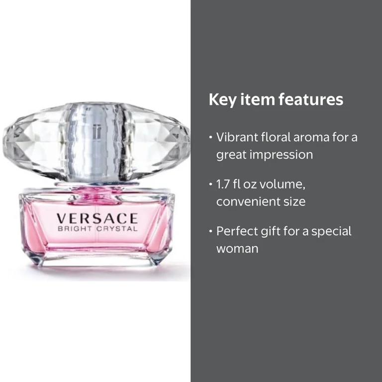 Versace, Eau de Toilette Perfume for Women, 1.7 fl oz, Pink