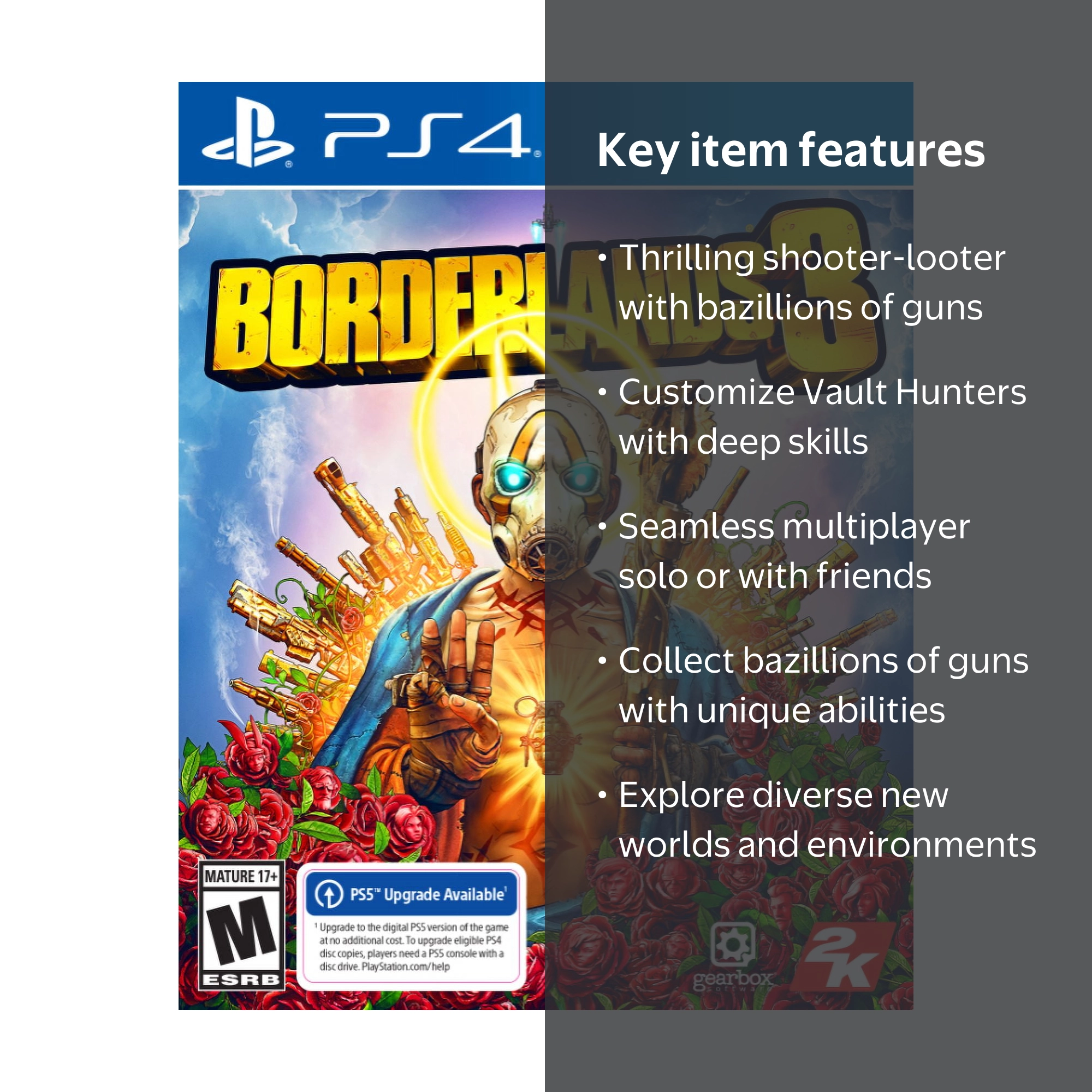 Borderlands 3 Deluxe Edition, 2K, PlayStation 4, 710425574955