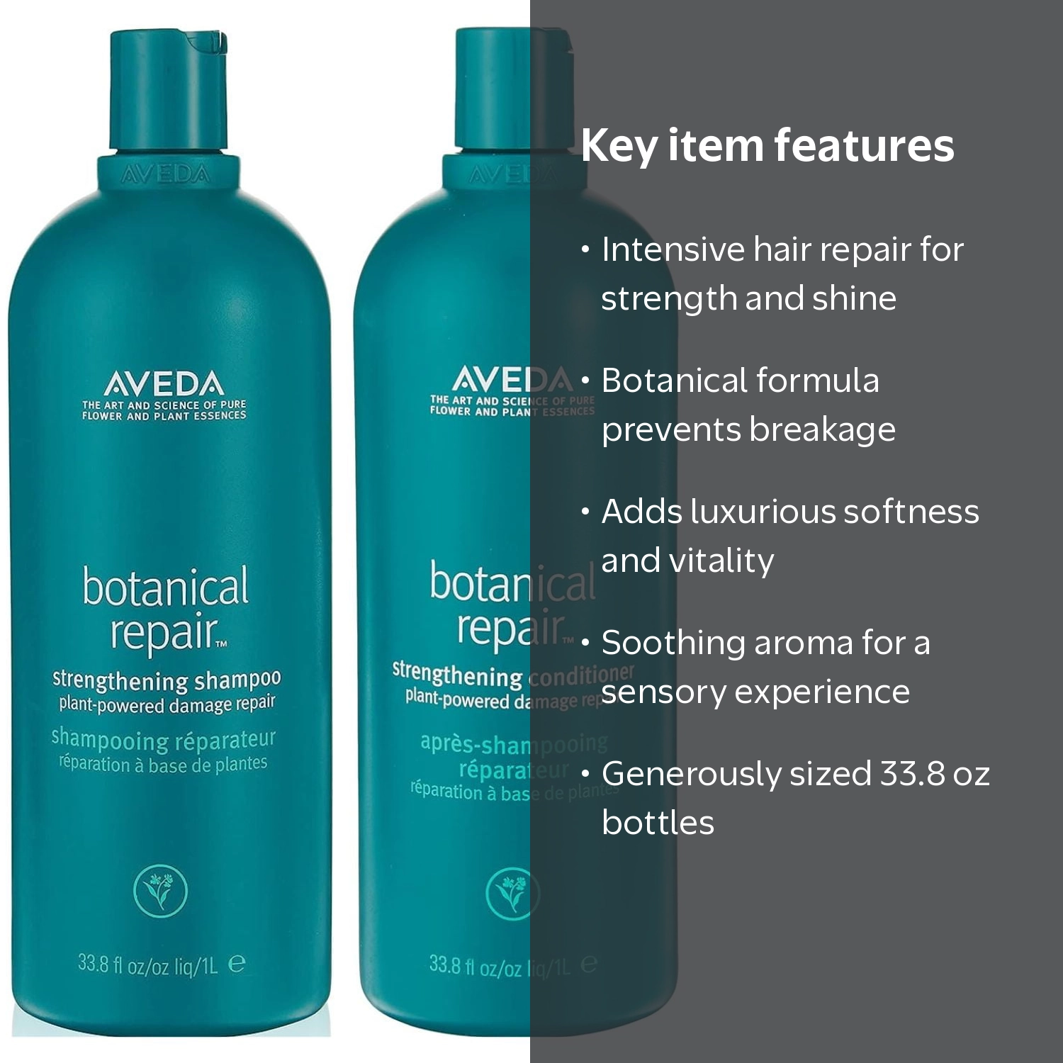 Aveda Botanical Repair Shampoo and Conditioner Set 33.8 oz each