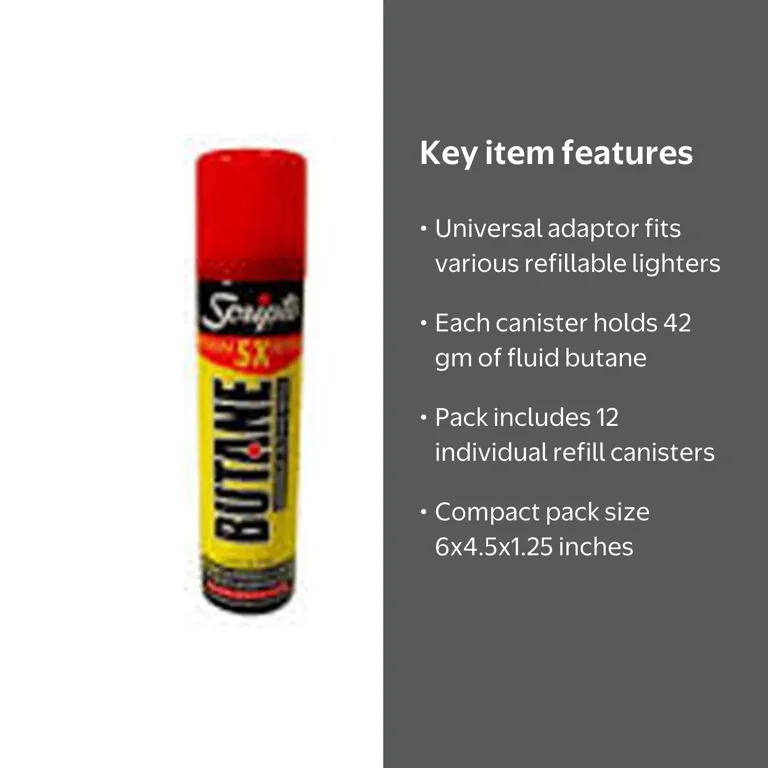 gas cigarette lighter refill trick. Refill with mismatching nozzle and Outdoor Utility lighter Scripto Lighter DBG42-72 Fluid Butane