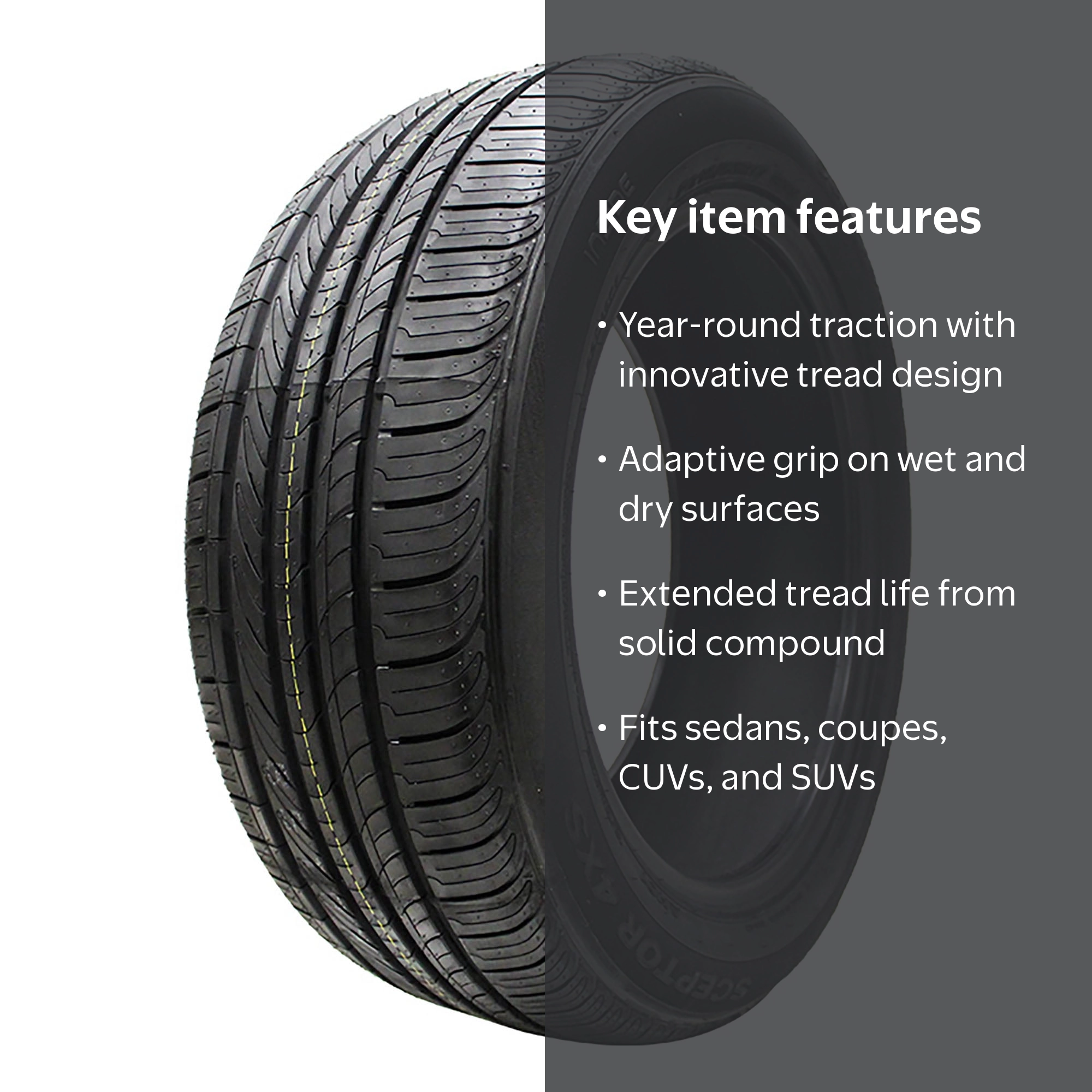 Sceptor 4XS All Season 215/55R16 91H Tire - Walmart.com
