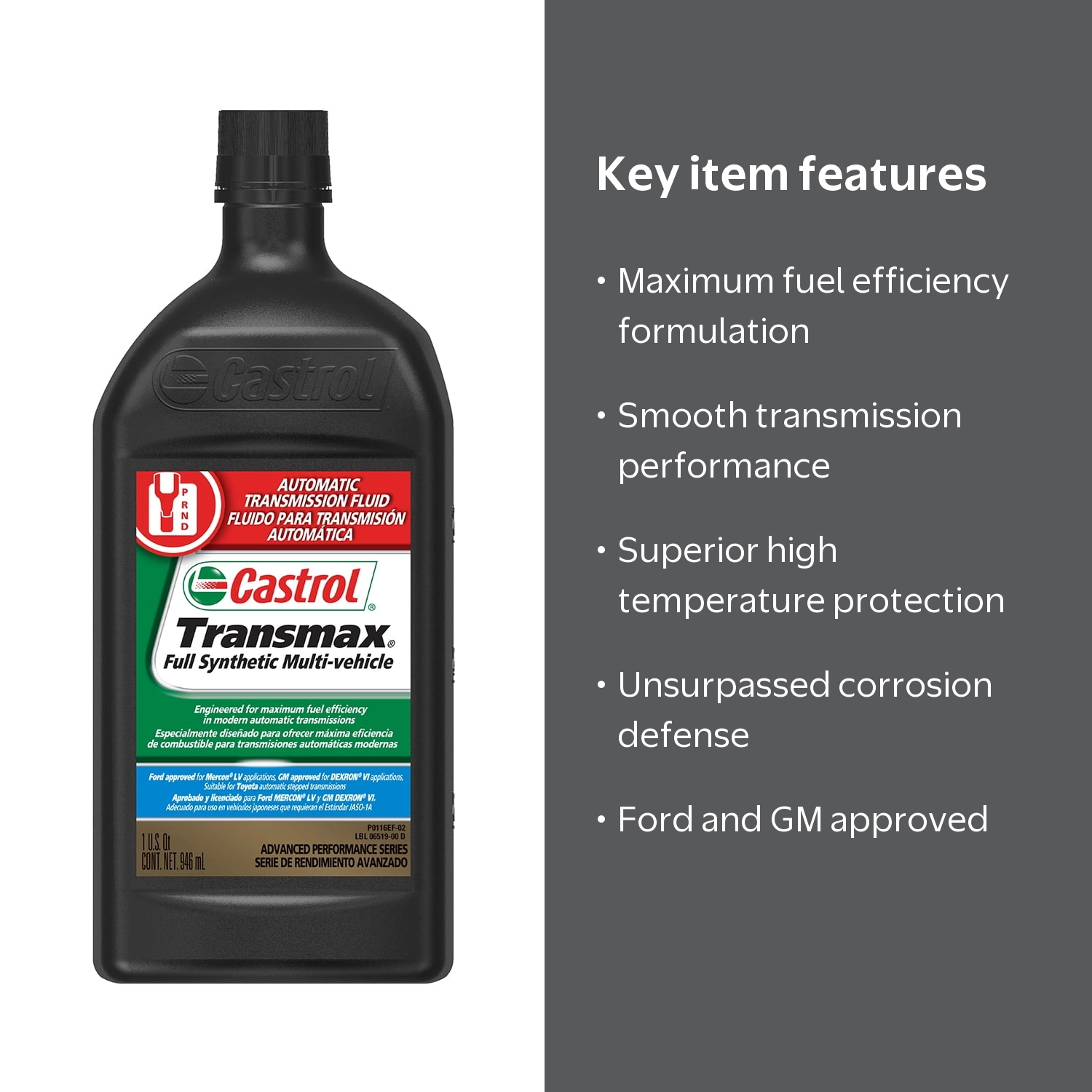 Castrol Transmax Multi-Vehicle Full Synthetic Automatic