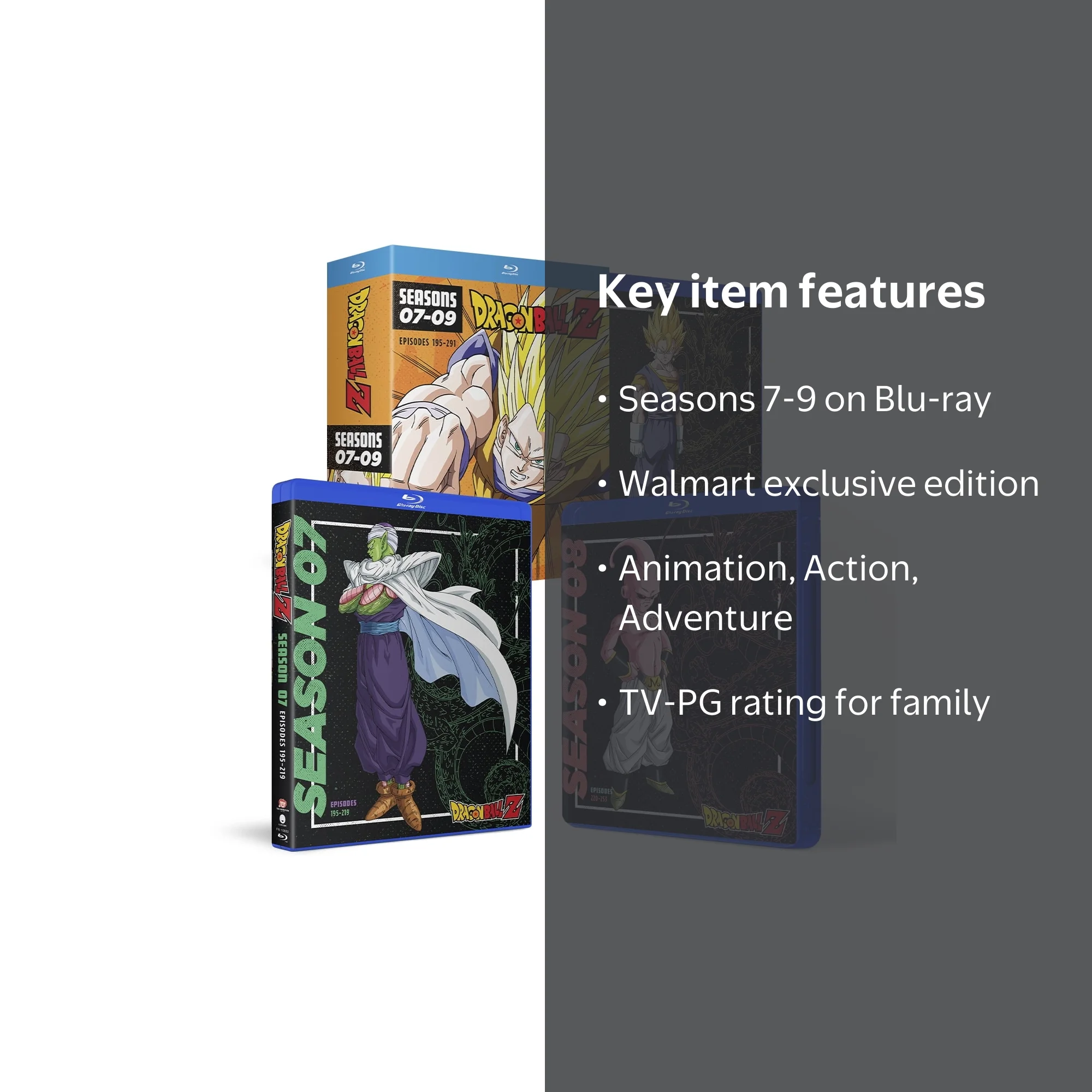 Dragon Ball Z: Seasons 7-9 Blu-ray (Walmart Exclusive CrunchyRoll