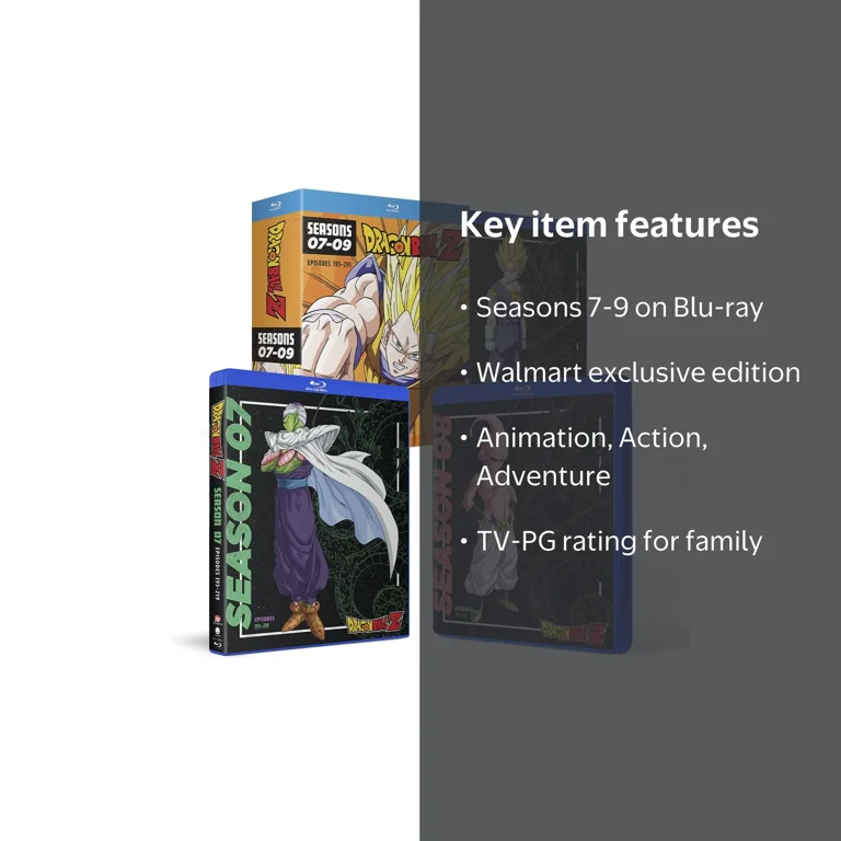 Dragon Ball Z: Seasons 7-9 Blu-ray (Walmart Exclusive CrunchyRoll