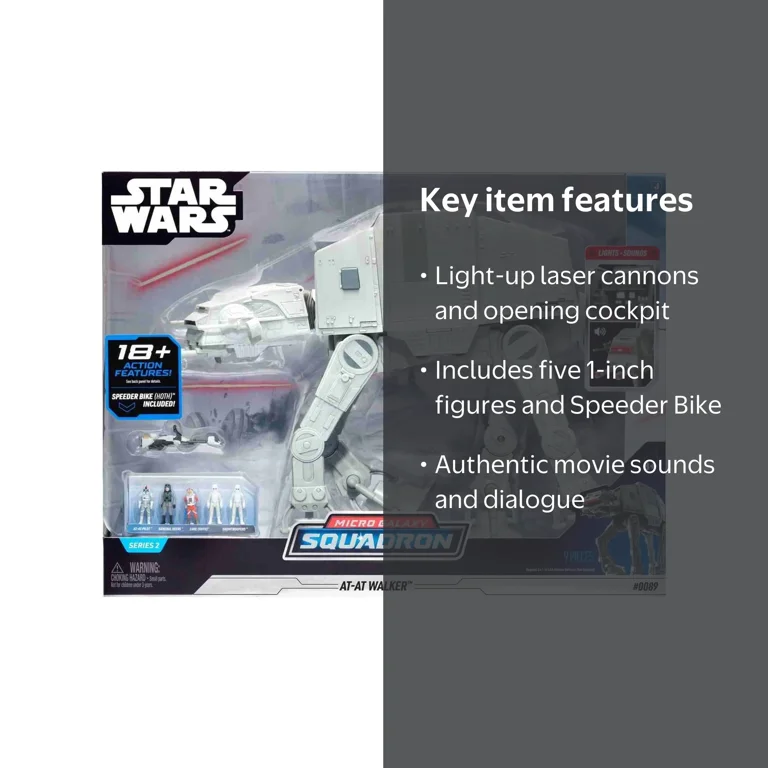 スターウォーズ　インペリアルAT_AT マイクロマシーン　シリーズアルファ Star Wars AT-AT Walker 10 inch Assault Vehicle with Micro Figures