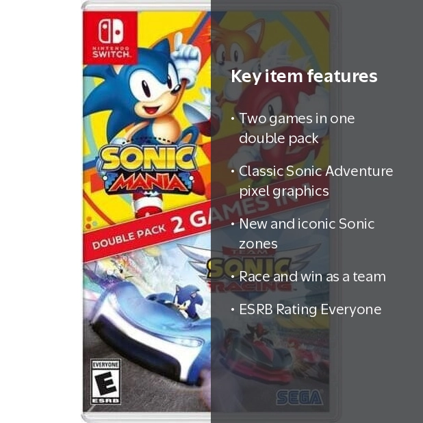 Sega Games: Sonic Mania Plus & Team Sonic Racing Ultimate Original