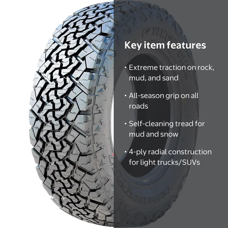 Venom Power, Extreme Terrain Tire, 265/70R17, All Season SUV/Truck