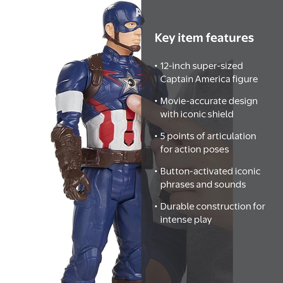 Marvel Avengers Age of Ultron Captain America Titan Hero Tech 12