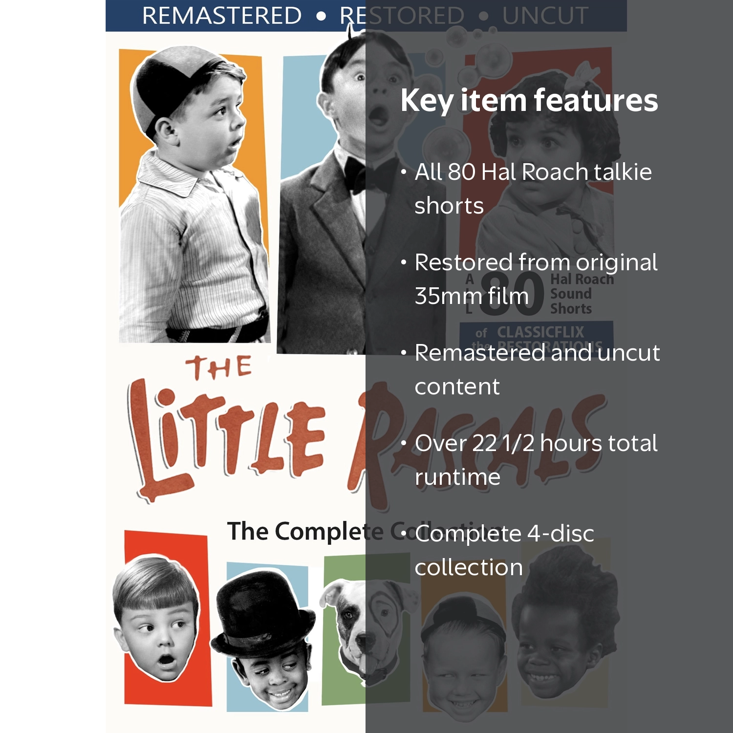 ClassicFlix, The Little Rascals: The Complete Collection, 4 Discs