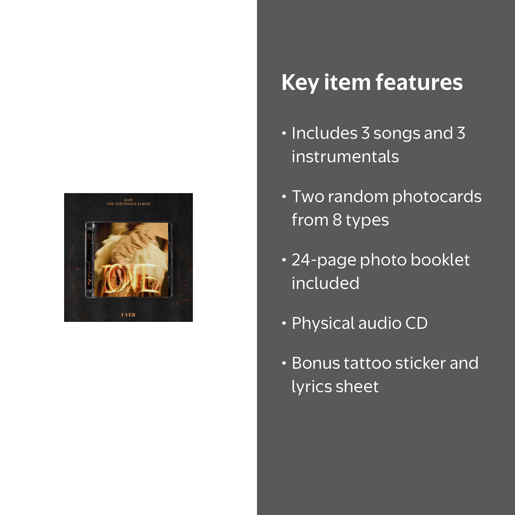 XLOV - [I ONE] 2nd Single Album I Version - Walmart.com